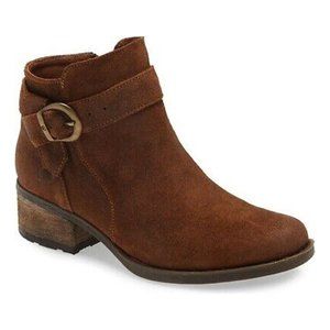New! Born Morocco Bootie Brown Rust Distressed Suede 7.5 / 38.5 BR0028506 DD341